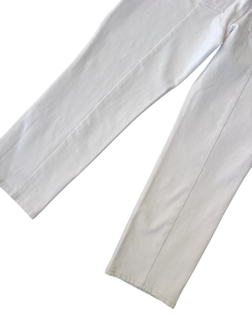 Cabi Soho Jeans Cream Straight Leg Jeans Ankle Crop Style 6701 - Picture 8 of 14